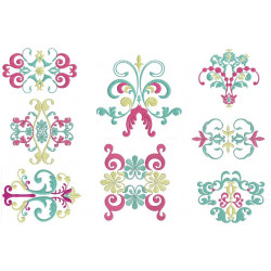 Stickserie - Floral Ornaments